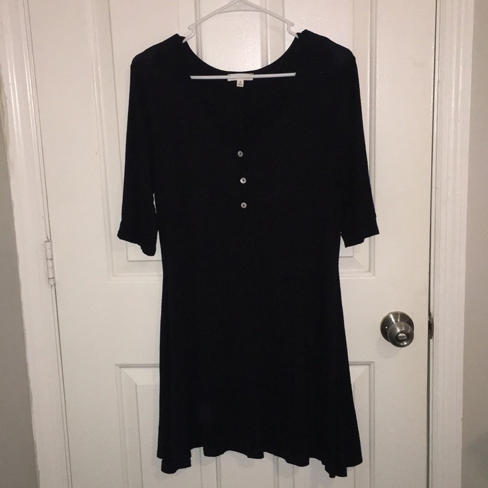 Black Short Sleeve Dress